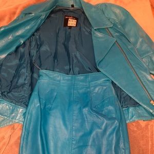 Vintage North Beach leather set